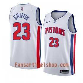 NBA Detroit Pistons Trikot Blake Griffin 23 Nike Weiß Swingman - Herren
